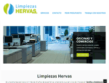 Tablet Screenshot of limpiezashervas.com